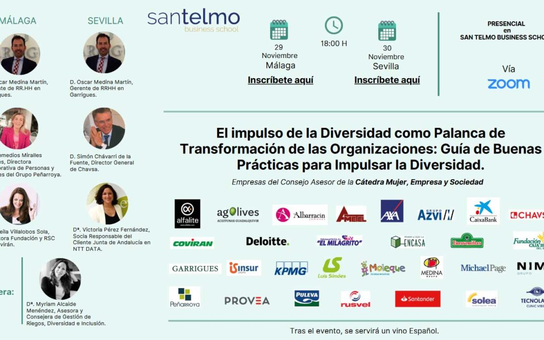 Presentación de la Guía de Buenas Prácticas para impulsar la Diversidad de la Cátedra Mujer, Empresa y Sociedad de @San Telmo Business School